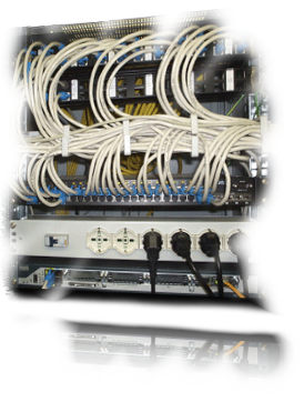 Rack di distribuzione lan e telefonia